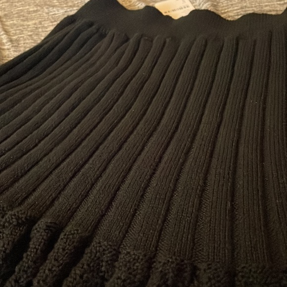 Free People Camille Crochet Sweater Skirt in Black - Picture 4 of 6